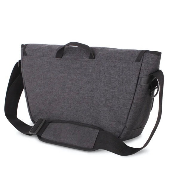 Swiss Gear Crossbody Messenger Bag for laptop/books - Heather grey & black - Picture 2 of 16